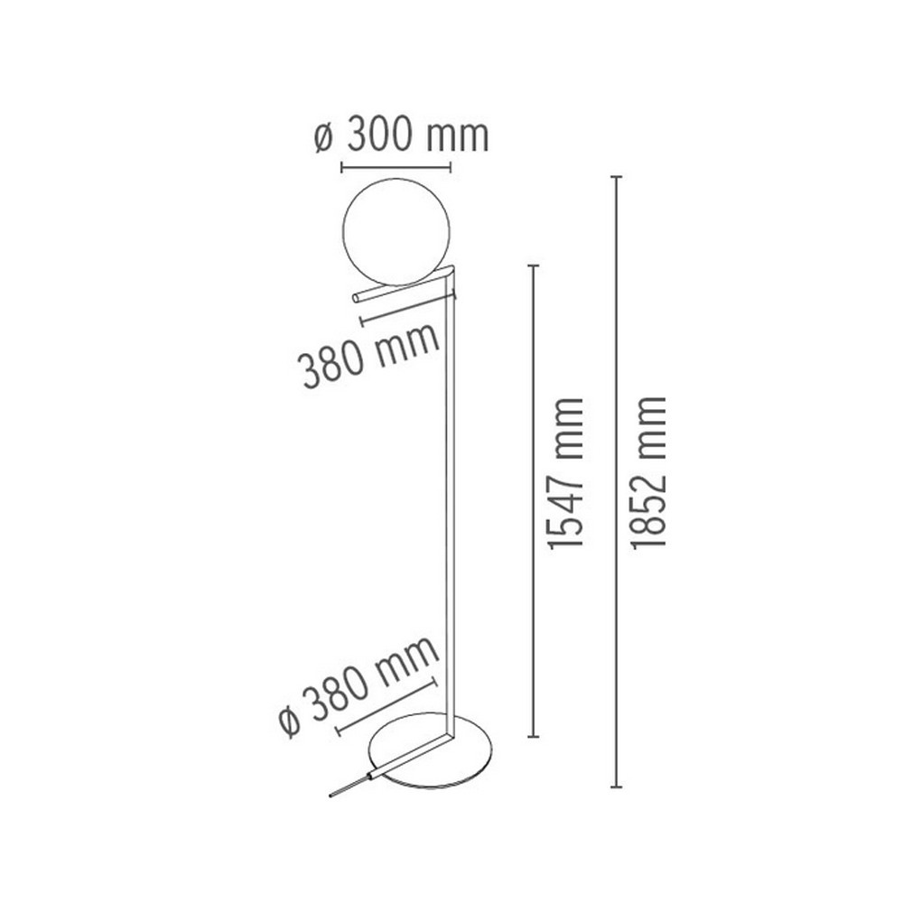 IC F2 Golvlampa - flos  - 7