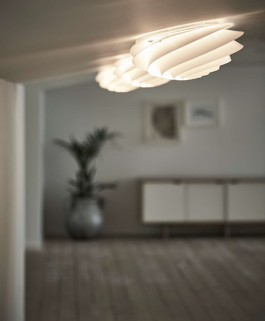 Model 1320 Swirl W/C Vit Vägg och Taklampa - LE KLINT - 2