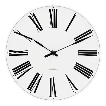Arne Jacobsen Roman Wall Clock