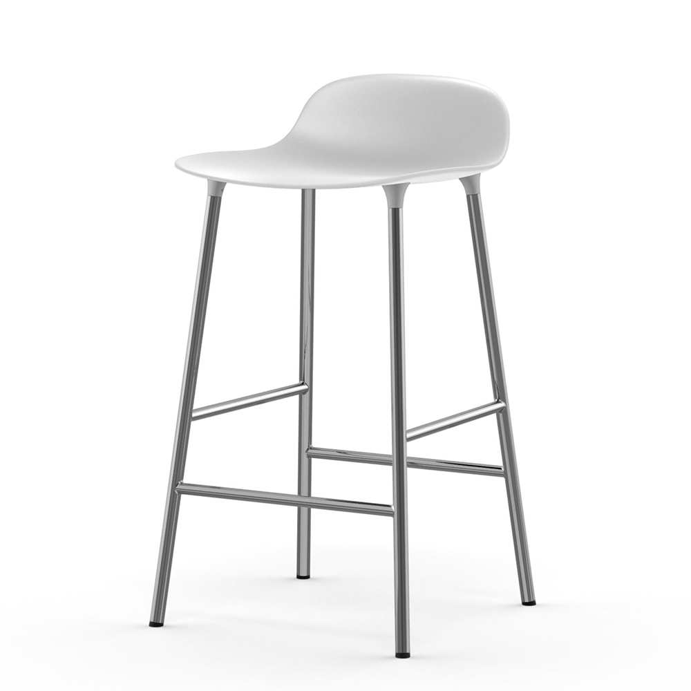 Form Bar stool H65 cm Steel/Chrome - 16