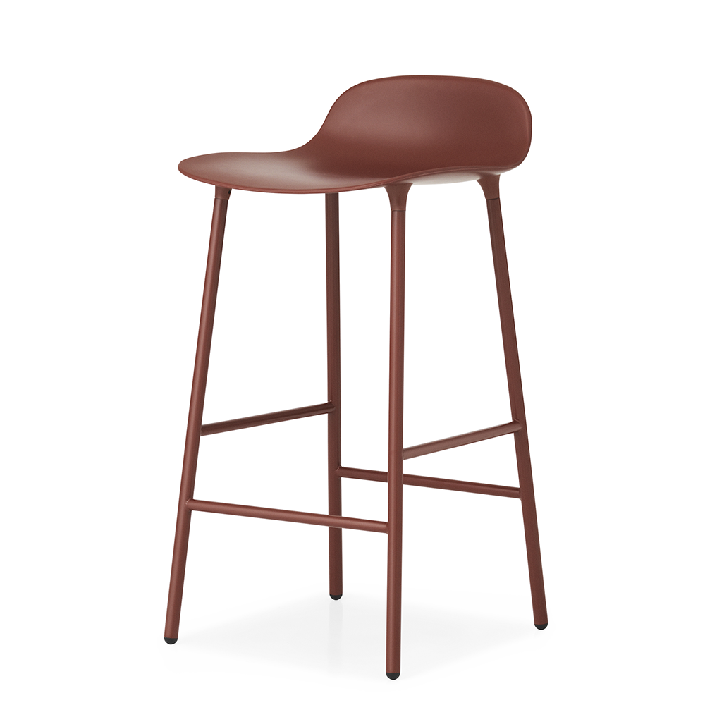 Form Bar stool H65 cm Steel/Chrome - 5