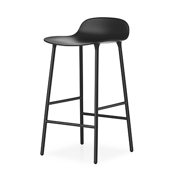 Form Bar Chair H65 cm Barstol Stål/Krom