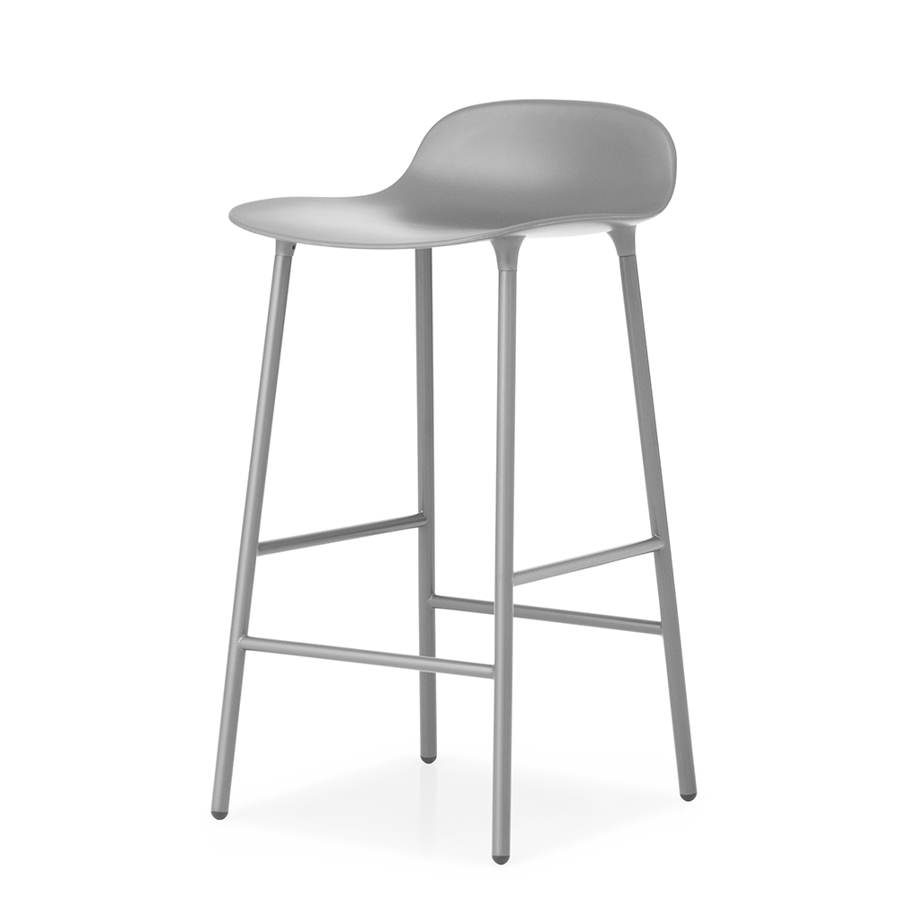 Form Bar stool H65 cm Steel/Chrome - 4