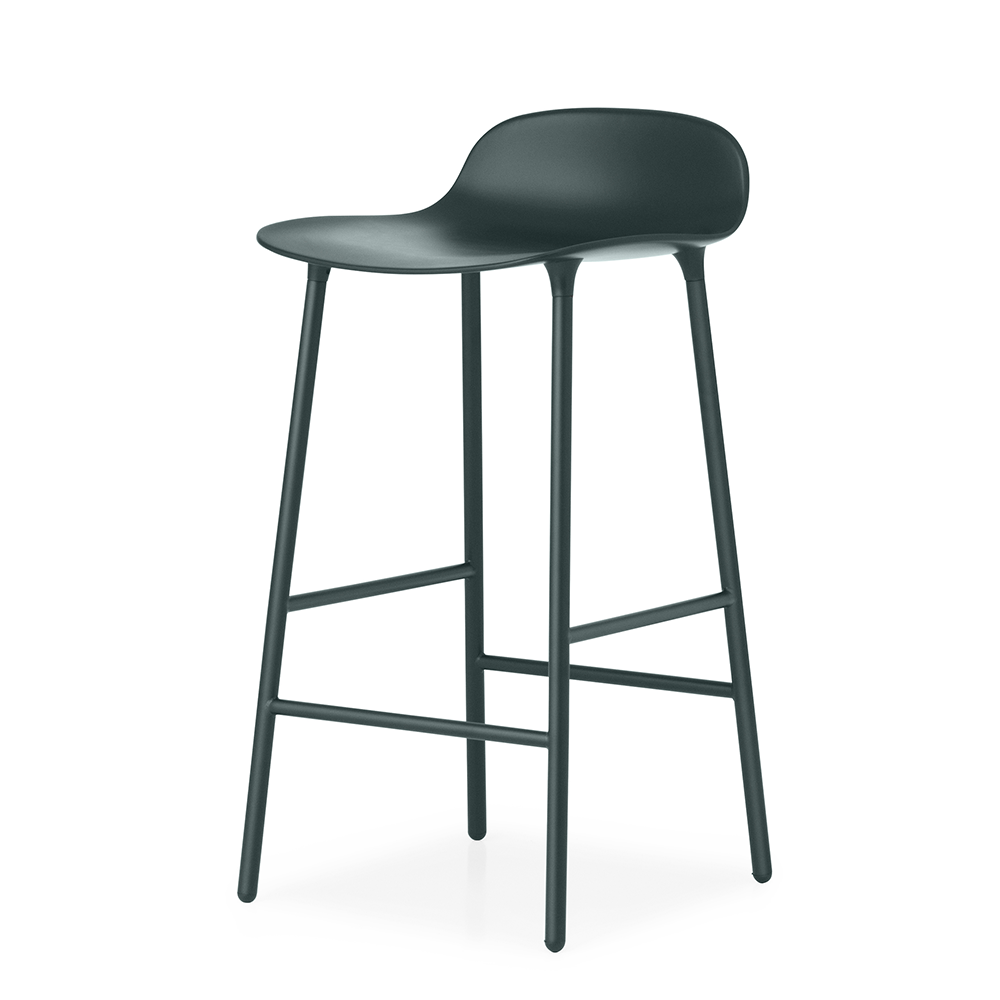 Form Bar stool H65 cm Steel/Chrome - 6