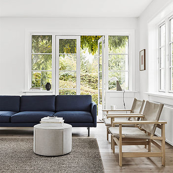 Mono Pouf Ø55 Leather