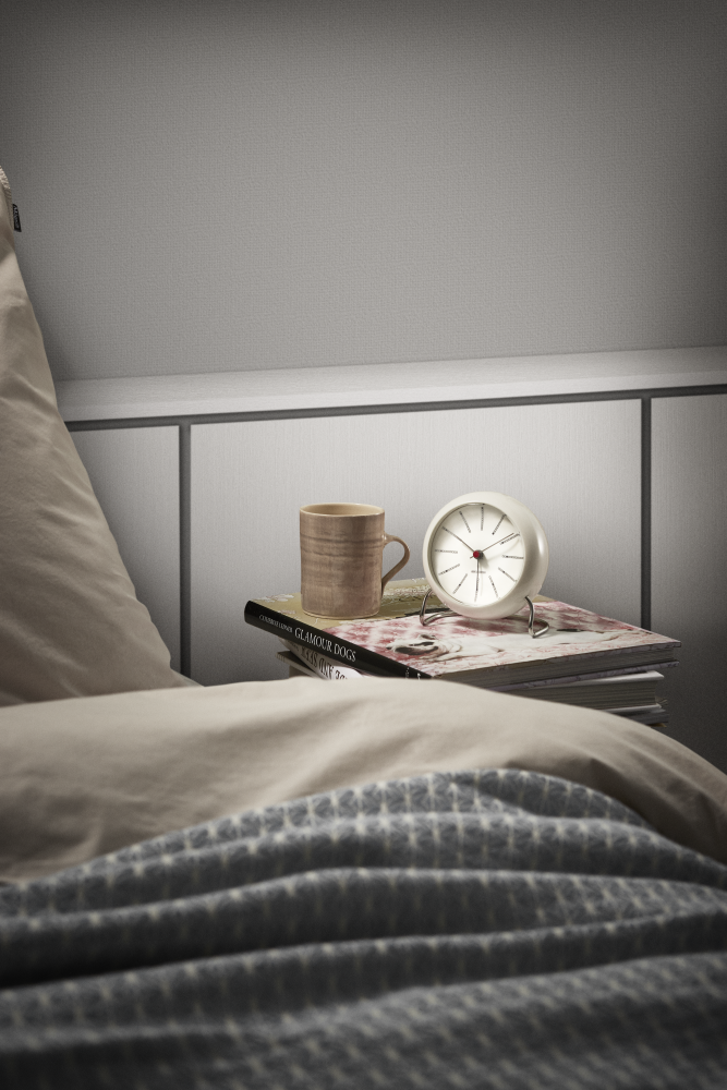 Arne Jacobsen Bankers Table clock White - 3