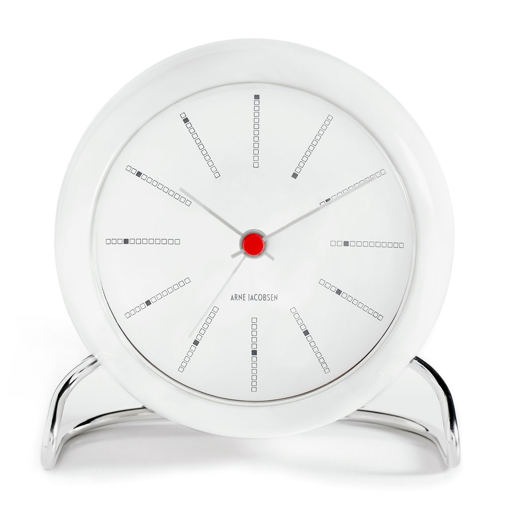 Arne Jacobsen Bankers Table clock White Rosendahl Timepieces Buy at Vision of Home.se