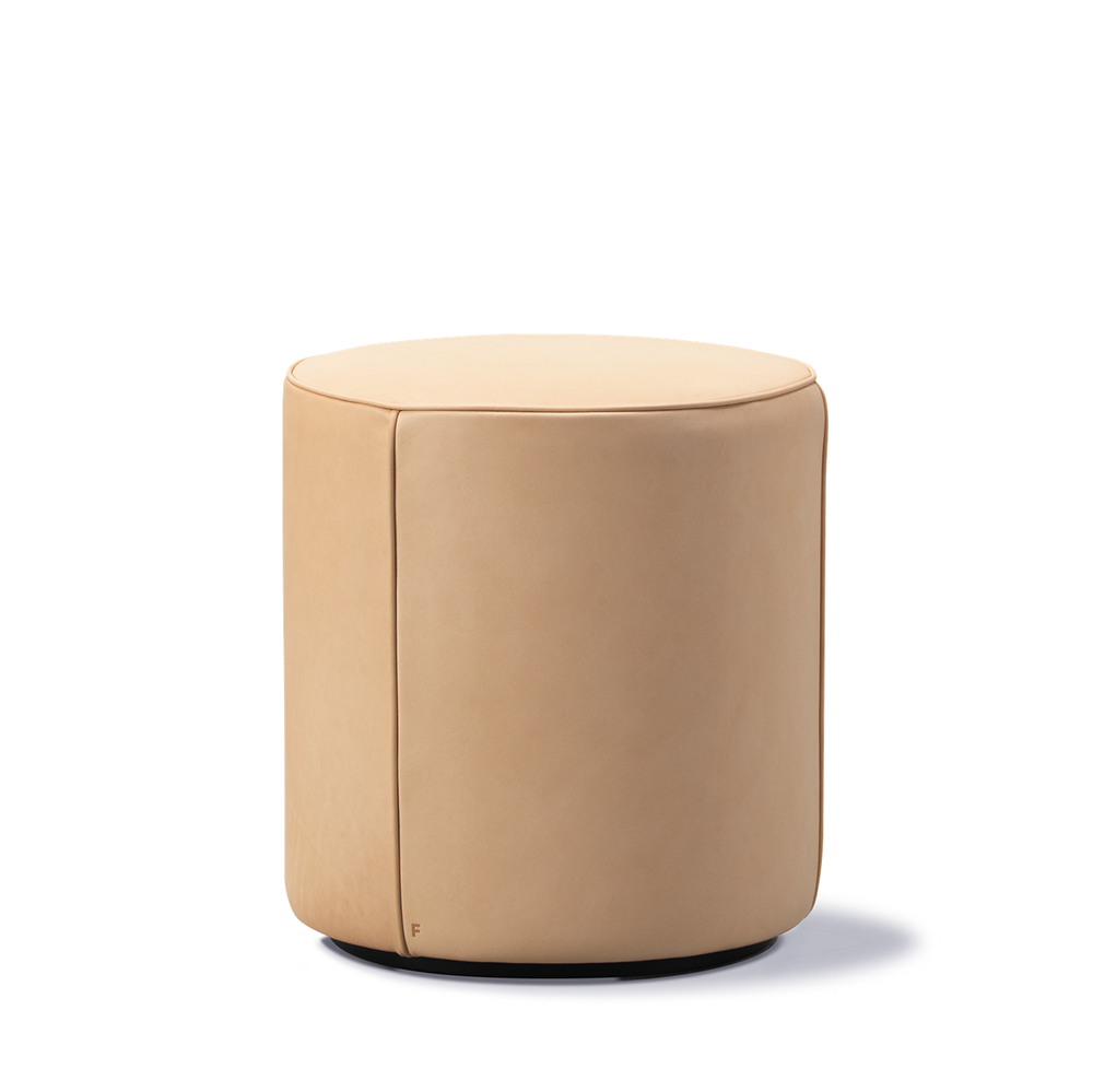 Mono Pouf Ø39 Leather - 3