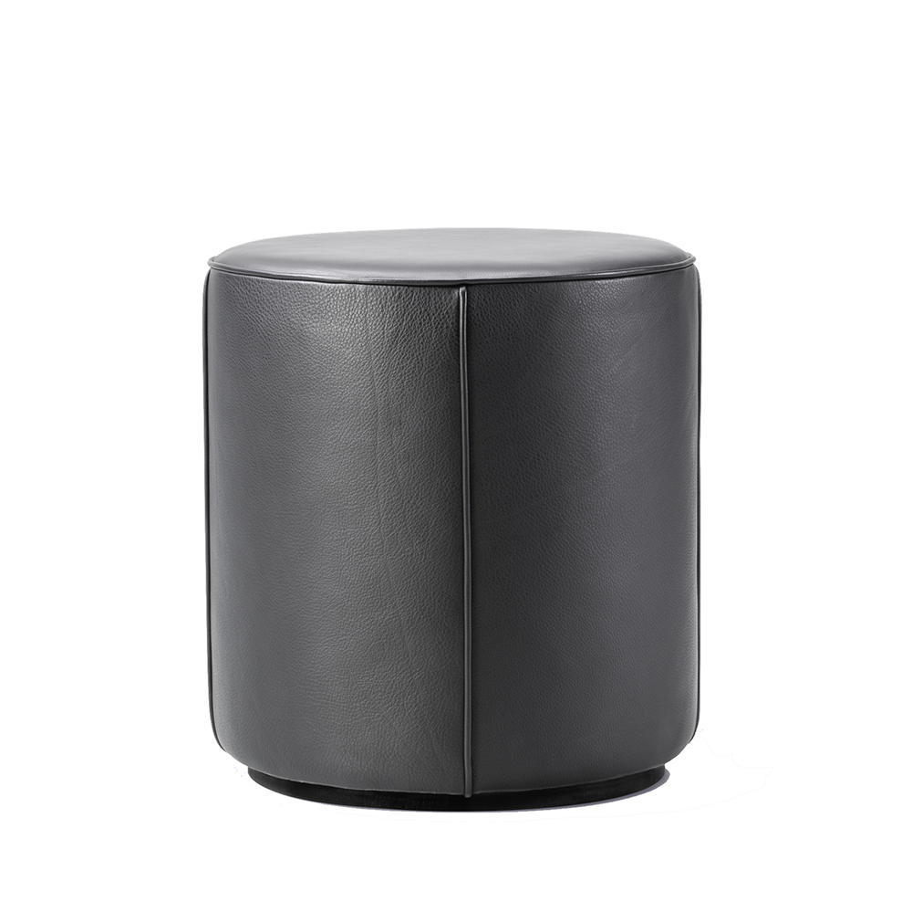 Mono Pouf Ø39 Leather