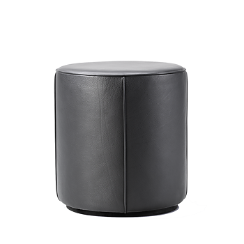 Mono Pouf Ø39 Leather