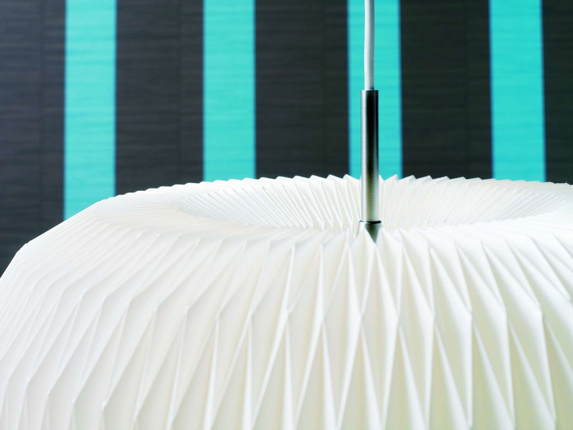 Model 195 Donut pendant white (2 sizes) - LE KLINT - 4