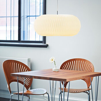 Model 195 Donut pendant white (2 sizes) - LE KLINT