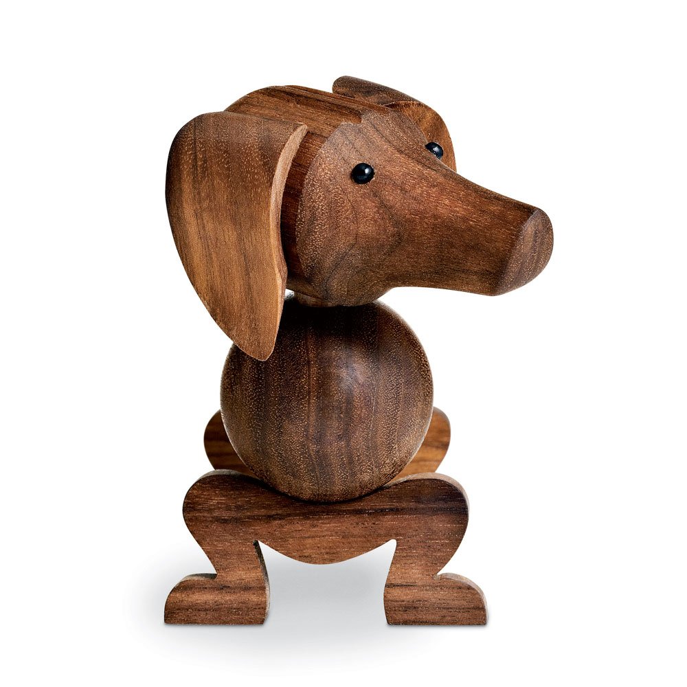 Hund Träfigur - I lager - 2