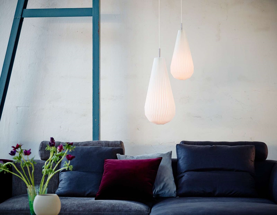 Model 181 "The Comet" lamp large white - LE KLINT - 4