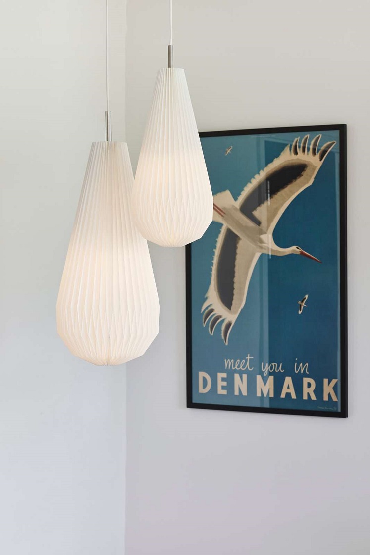 Model 181 "The Comet" lamp large white - LE KLINT - 2