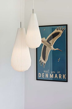 Model 181 "The Comet" lamp large white - LE KLINT