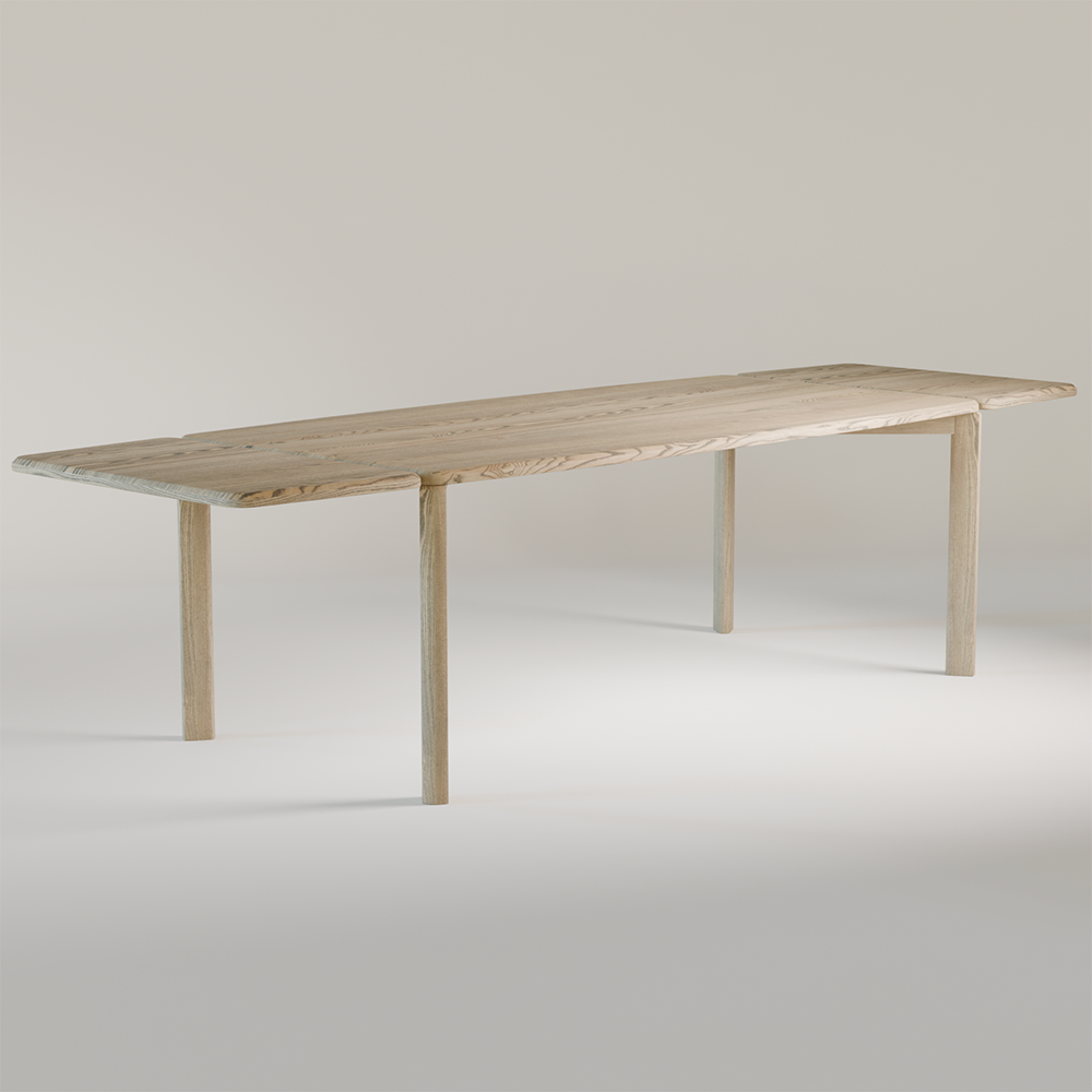 Driplet Dining Table - Rectangular  (Oak several choices) - Kristensen & Kristensen - 6