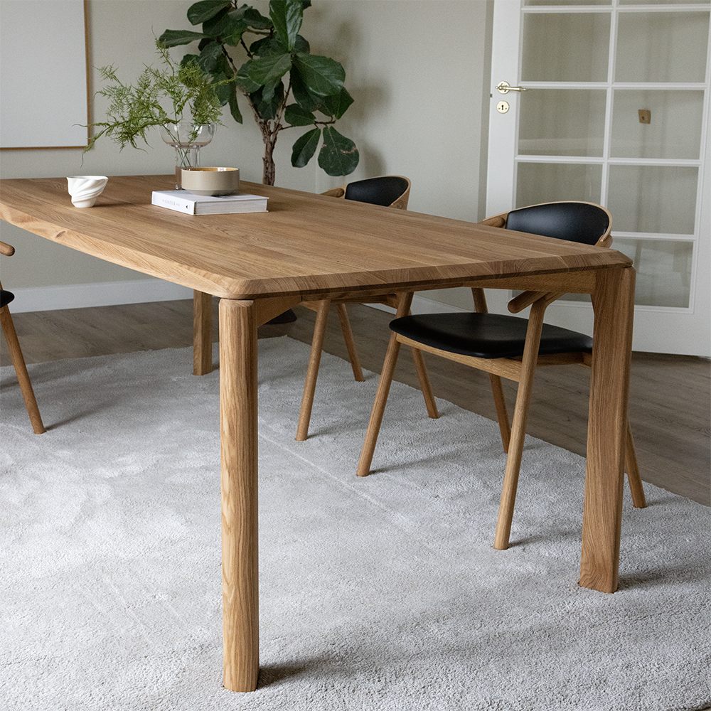 Driplet Dining Table - Rectangular  (Oak several choices) - Kristensen & Kristensen - 8