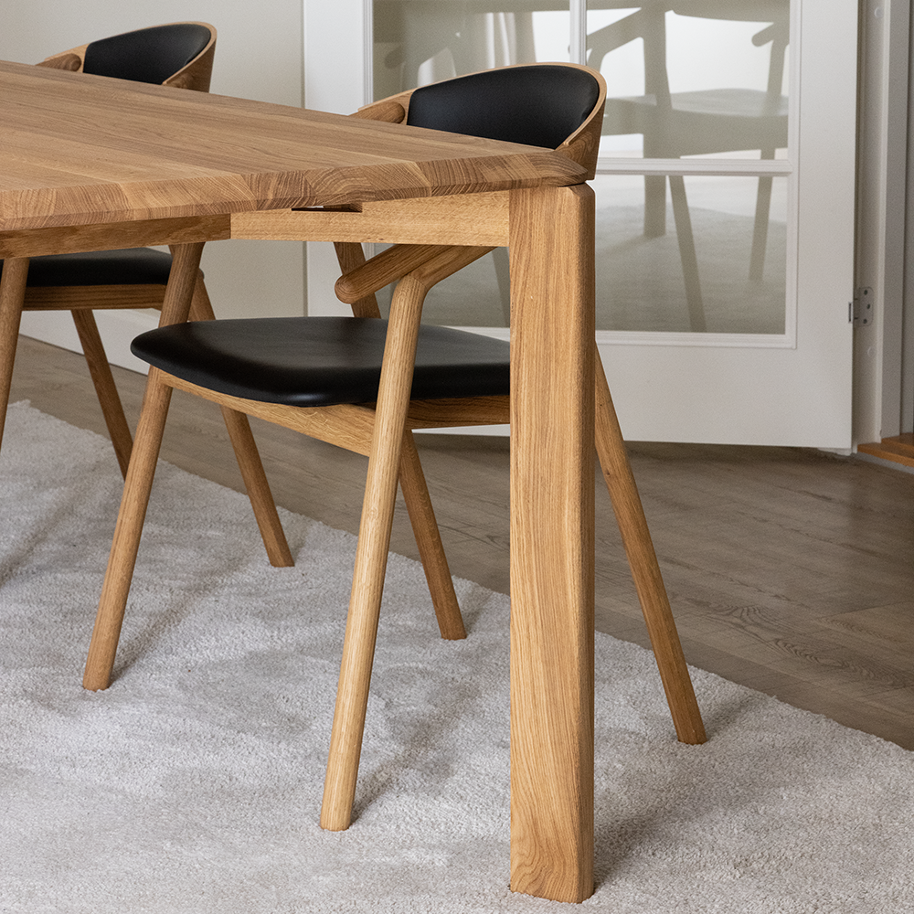 Driplet Dining Table - Rectangular  (Oak several choices) - Kristensen & Kristensen - 10