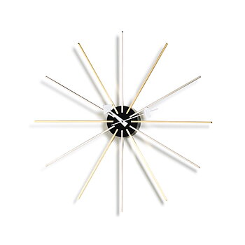 Star Väggklocka Mässing/Krom - Vitra