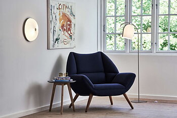 Model 235 Lamella Ø35 cm White/aluminum Ceiling lamp - LE KLINT