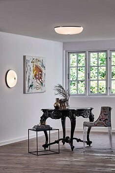 Model 236 Lamella Ø50 cm White/aluminum Ceiling lamp - LE KLINT
