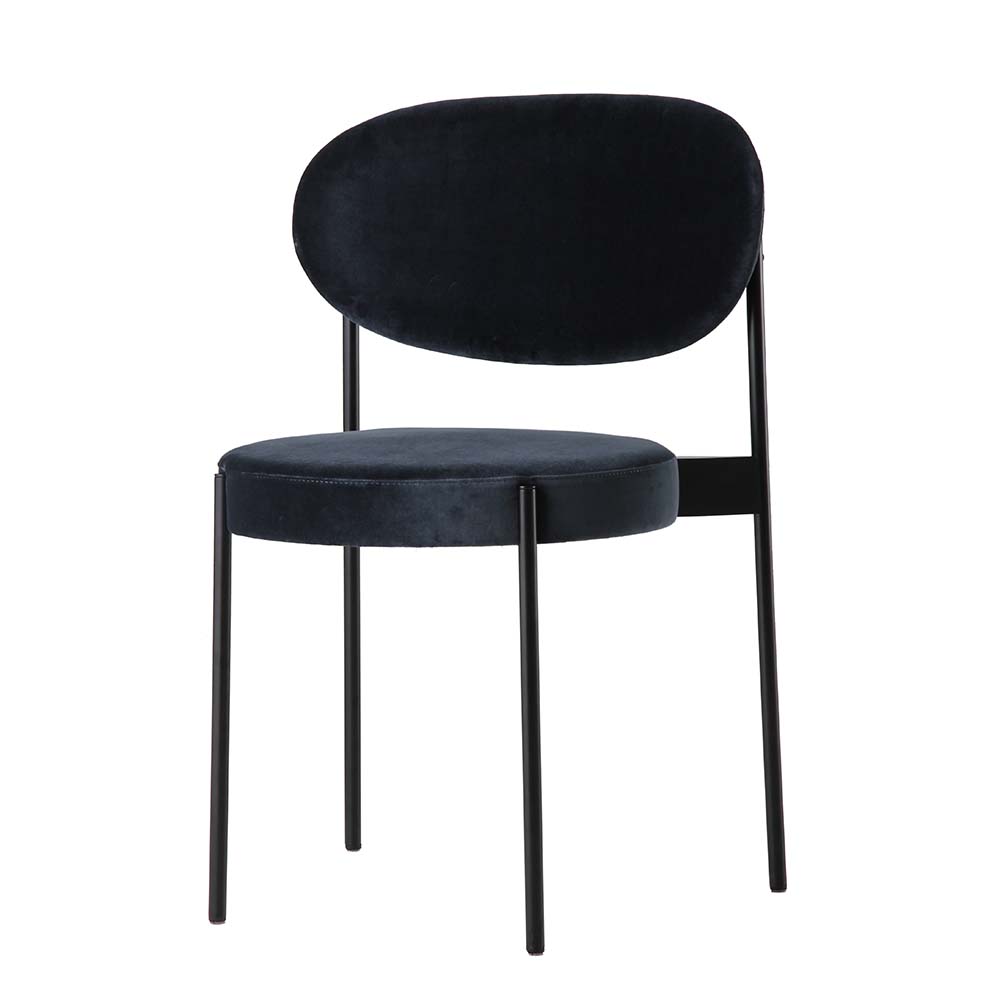 Series 430 Chair (Harald 182 & 982/Black legs) - Verpan