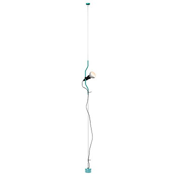 Parentesi D Floor-/Pendant lamp Turquoise - In stock