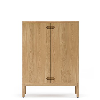 Prio Skåp Hög H120 cm (Ek flera utföranden) - Stolab