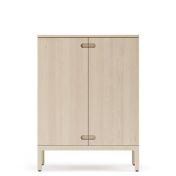 Prio Skåp Hög H120 cm (Björk flera utföranden) - Stolab