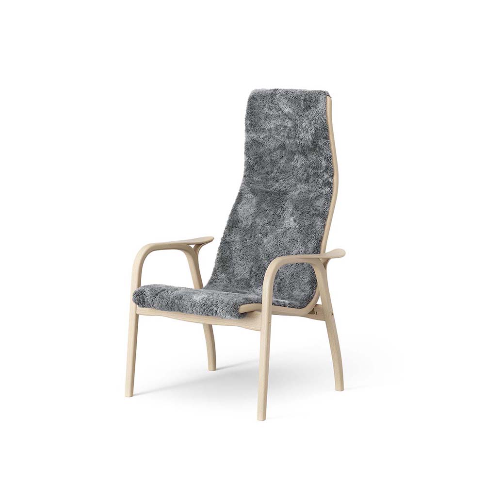 Lamini Barnfåtölj Fårskinn Bok/Sc. Grey - I lager - Swedese