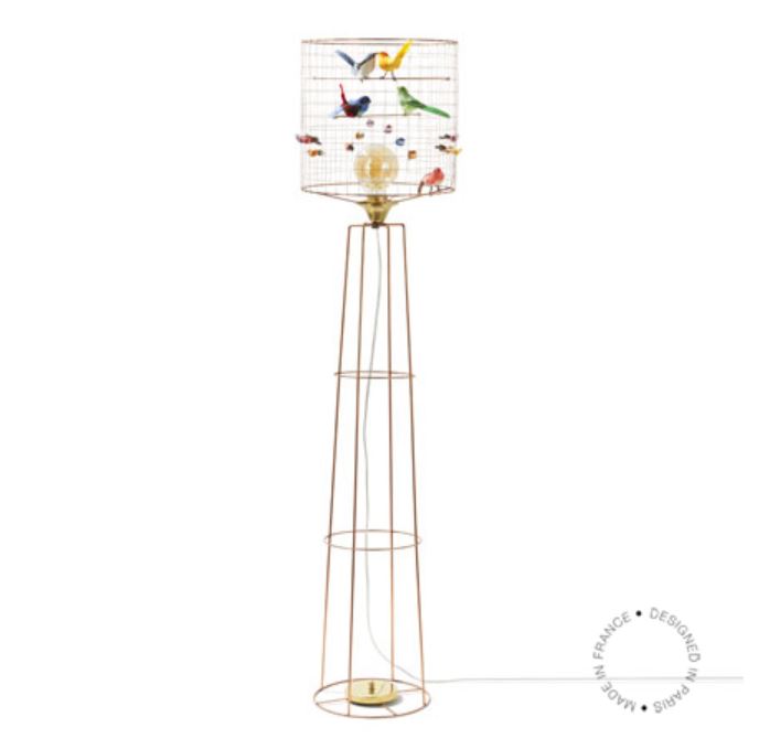 Bird lamp Lampadaire Volière Floor lamp - In stock