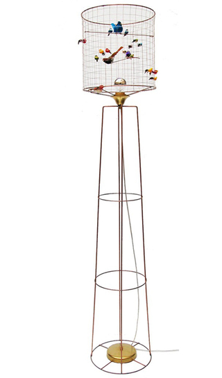 Bird lamp Lampadaire Volière Floor lamp - In stock - 3
