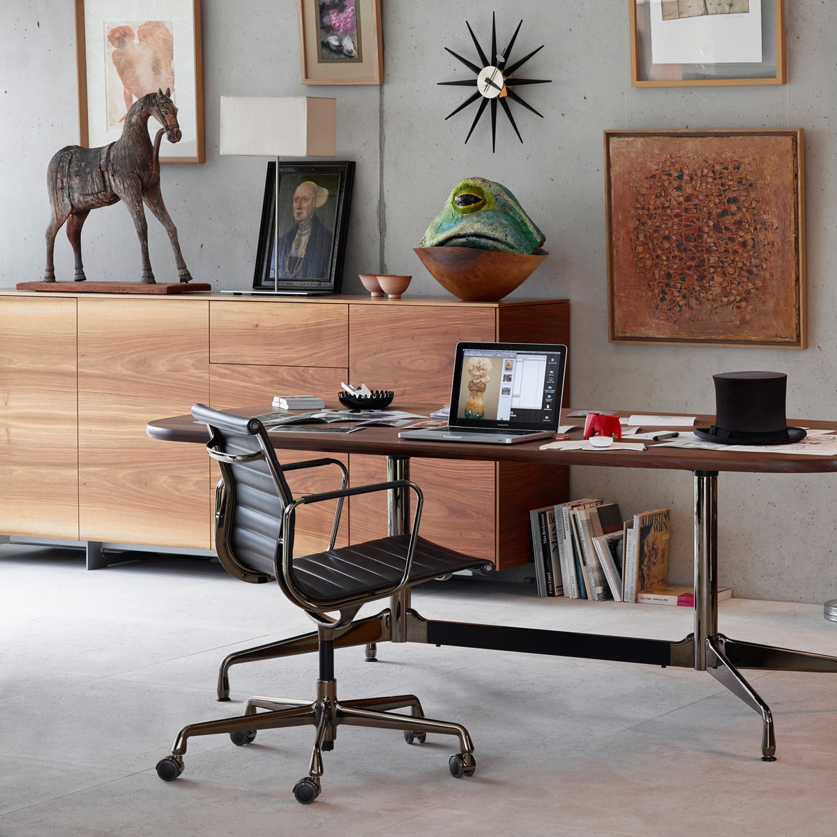 Aluminum Group EA 117 Work chair - Vitra - 8