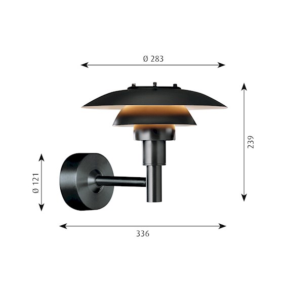 PH 3-2½ Wall lamp - Outdoor - 2
