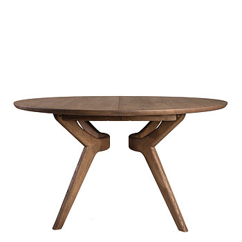 Amelia Table - Round Extendable (Ash several choices) - Kristensen & Kristensen
