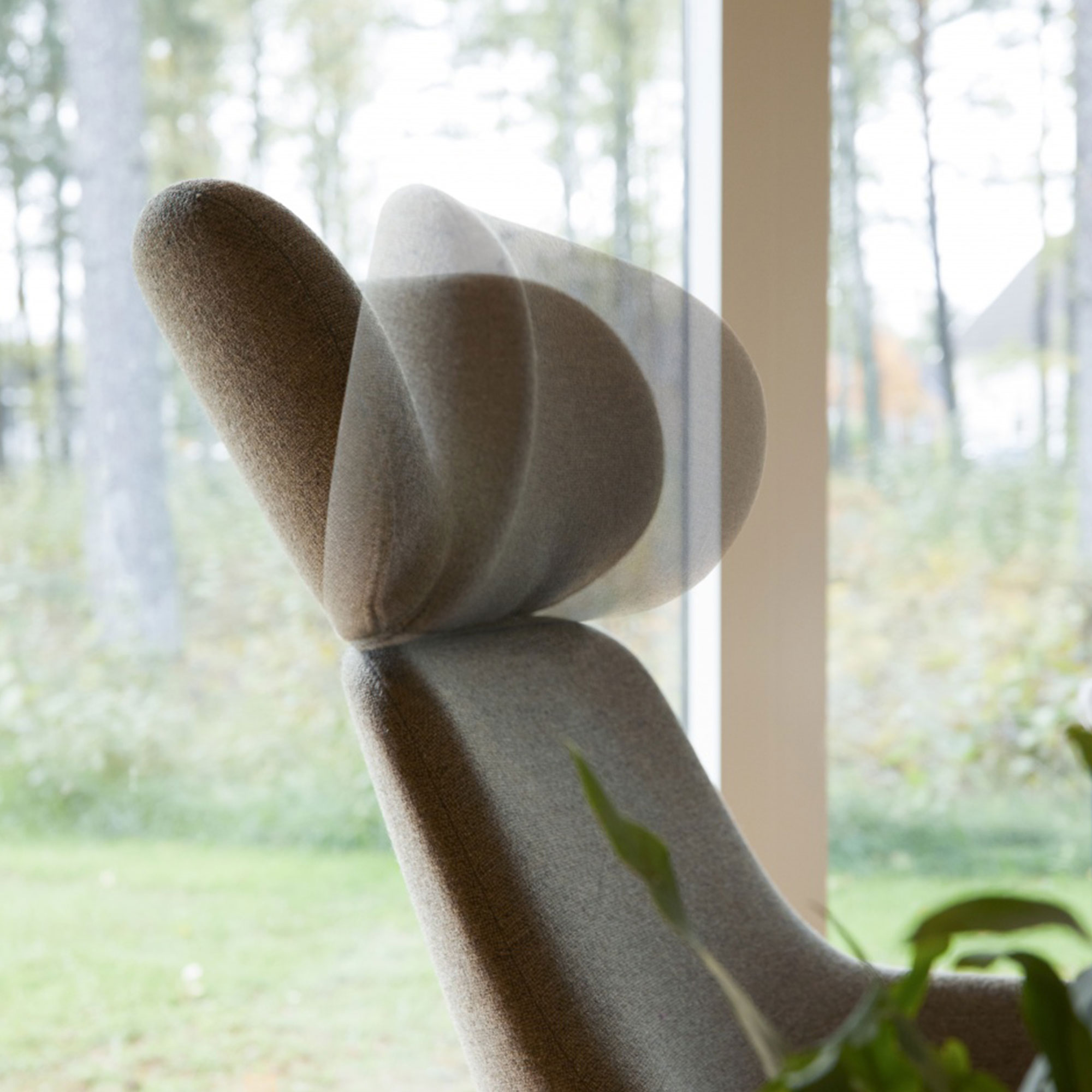 Pillo fåtölj hög - Designfynd/Skyltex* - (Tyg Flex 999) - Swedese - 6