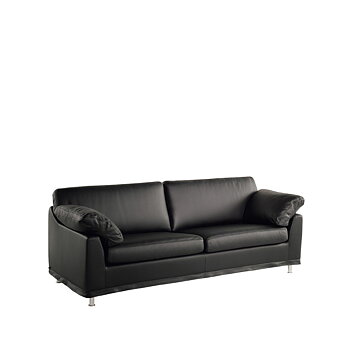Fredrik 3-seater sofa (Dakota leather) - Dux