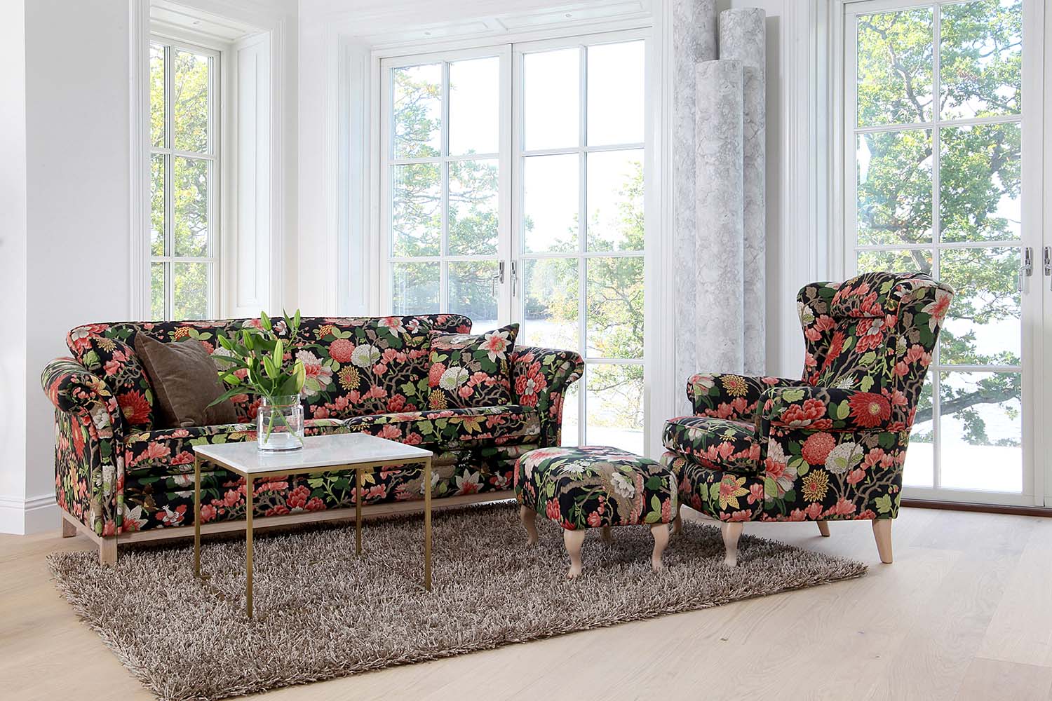 Falsterbo 3-sits Soffa Rak 218 cm - Bröderna Anderssons - 3