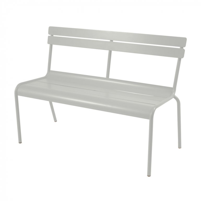 Luxembourg 2/3 bench with backrest- fermob - 4