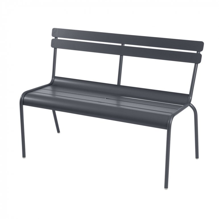 Luxembourg 2/3 bench with backrest- fermob - 9