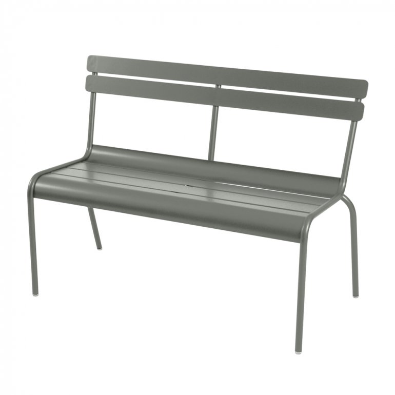 Luxembourg 2/3 bench with backrest- fermob - 8