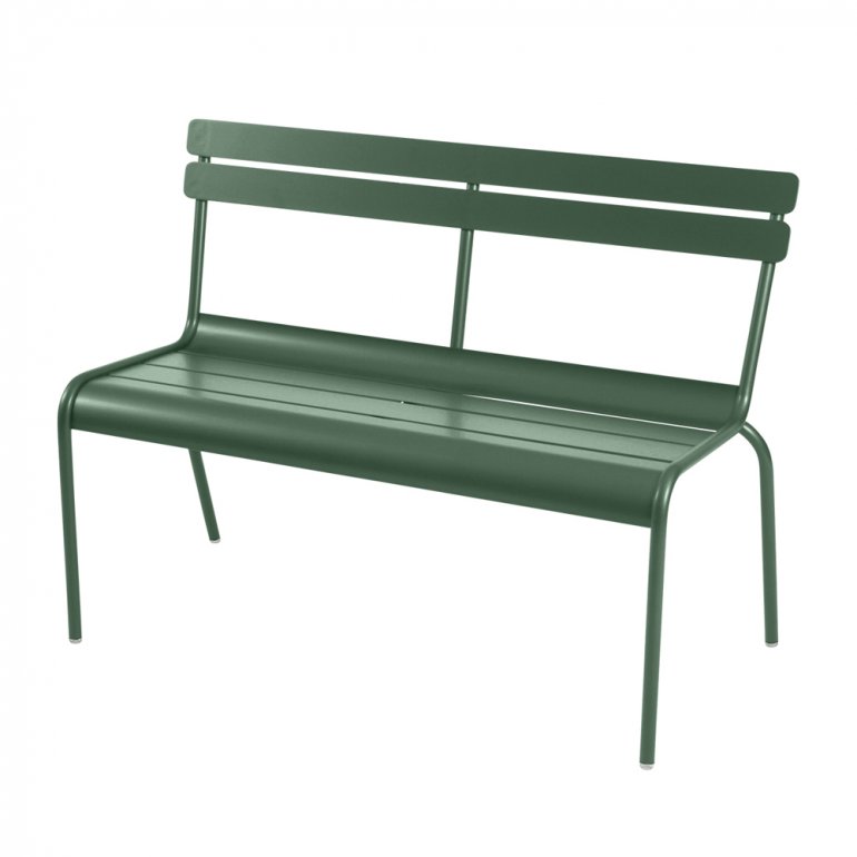 Luxembourg 2/3 bench with backrest- fermob - 6