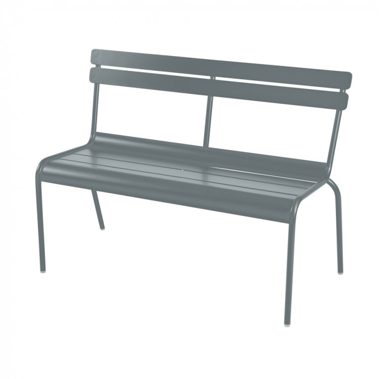 Luxembourg 2/3 bench with backrest- fermob - 7