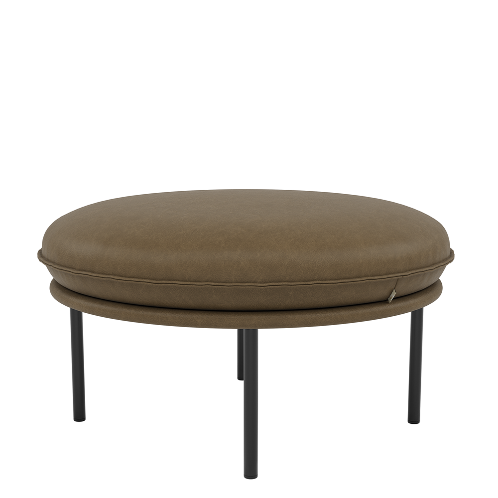 Tiki Footstool (Leather several choices) - Fogia