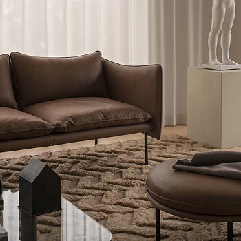 Tiki Footstool (Leather several choices) - Fogia