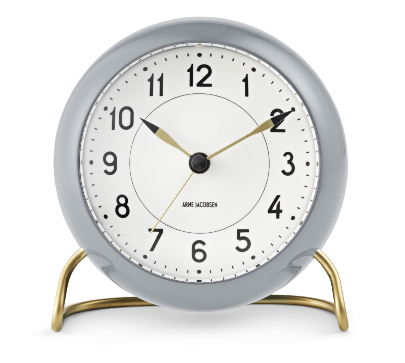 Arne Jacobsen Station Table clock gray Rosendahl Timepieces Buy at Vision of Home.se