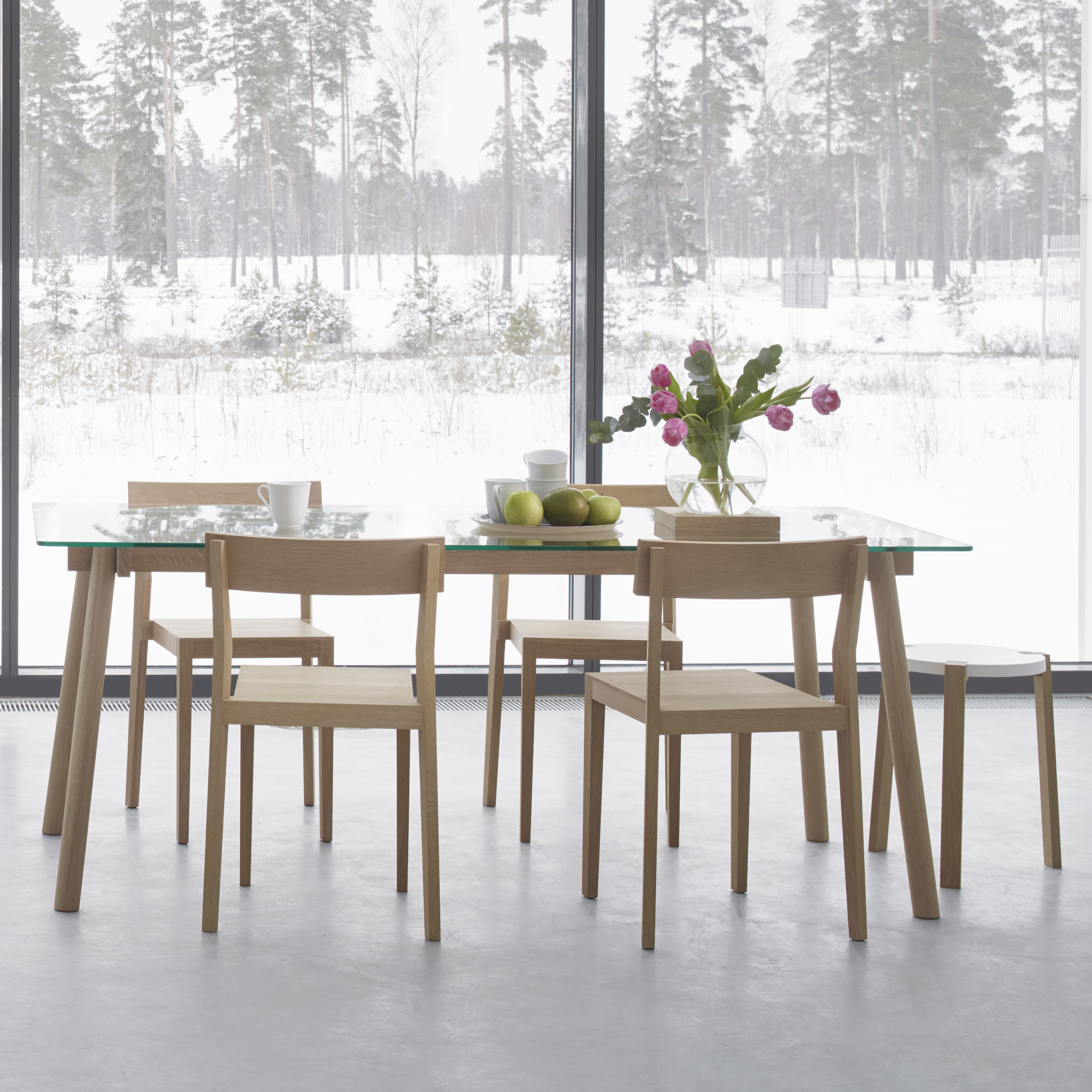 Corners Dining table Black stained oak - A2 - 5