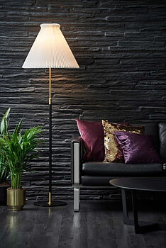 Model 351 Brass/black Floor lamp - LE KLINT