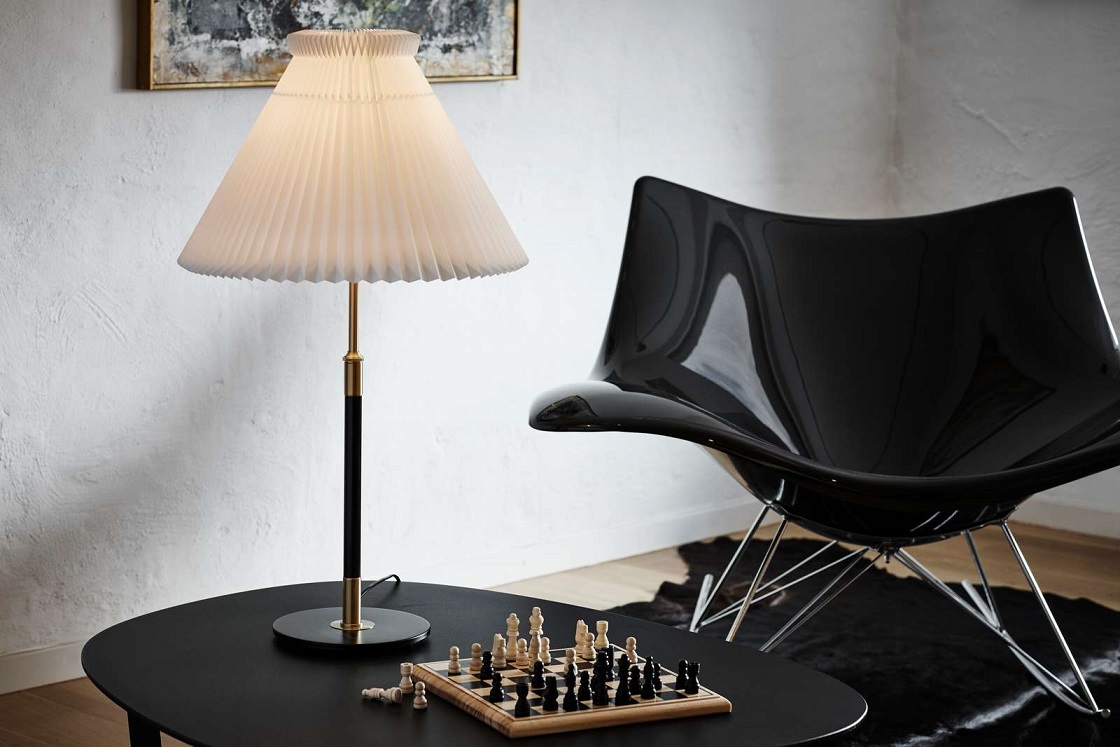 Model 351 Brass/black Floor lamp - LE KLINT - 4